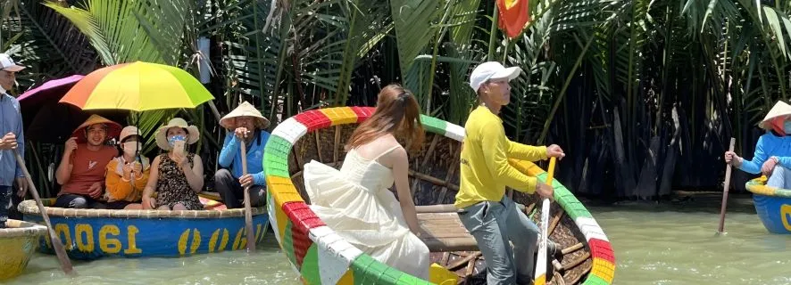 Hoi An: Serene Coconut Basket Boat Water Adventure, Da Nang