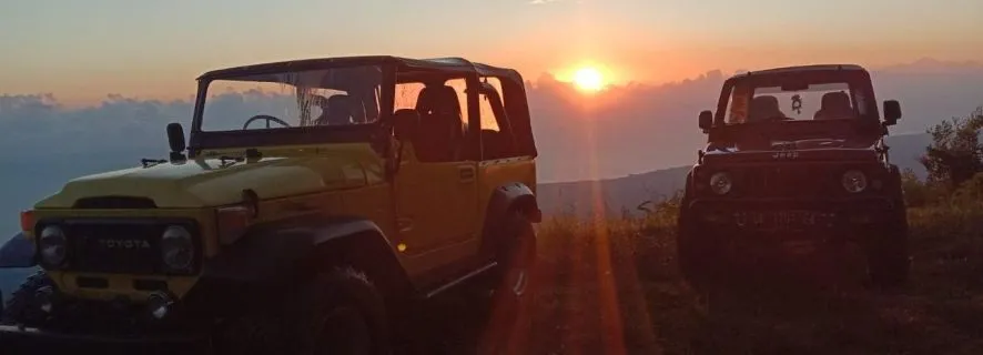 Mount Batur: Sunrise Jeep Tour & Natural Hot Spring, Ubud