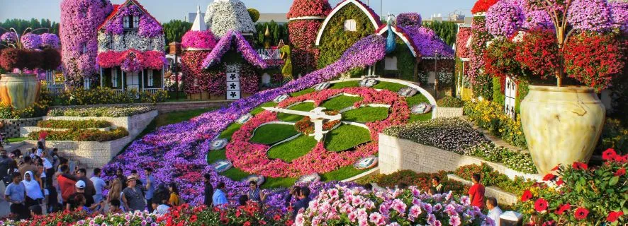 Garden, Butterfly Garden and Global Village with Transfers, Dubai