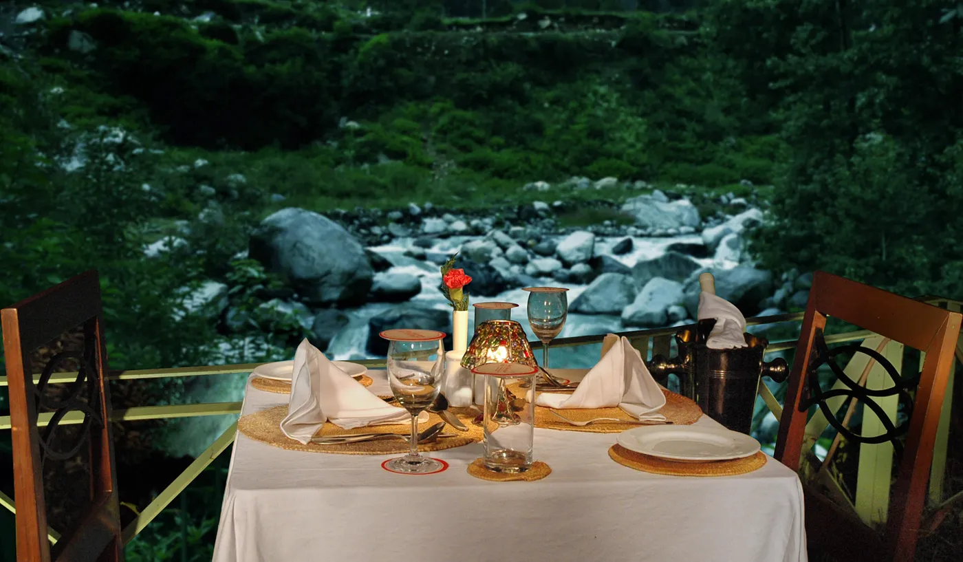 Hill Station: Riverside Romance Candlelight Dinner, Pelling