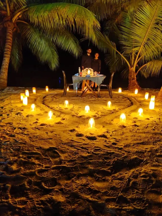 Beachside Candlelight Romance in Paradise