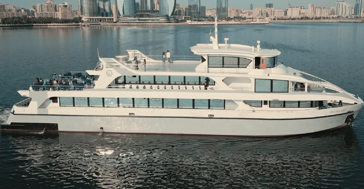 Discover Baku from the Sea with boat, Baku