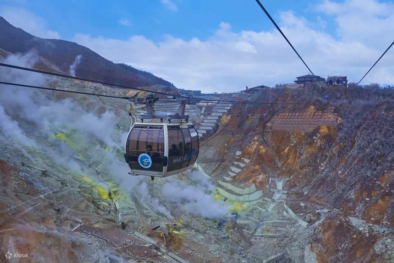 Owakudani Volcano Caldera Ropeway Round Trip, Hakone