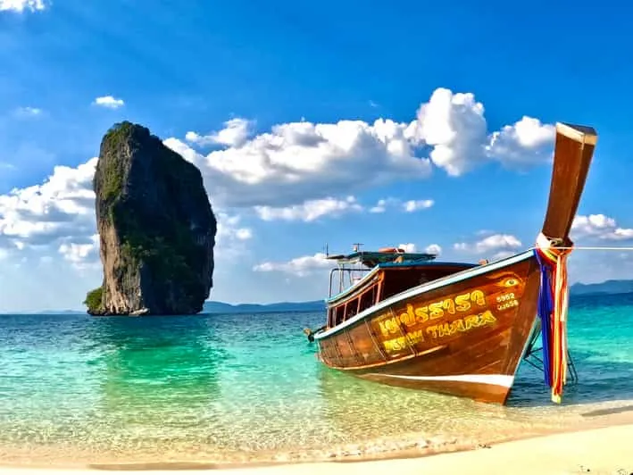 Krabi 4 Islands Tour by Longtail Boat Charter, Krabi