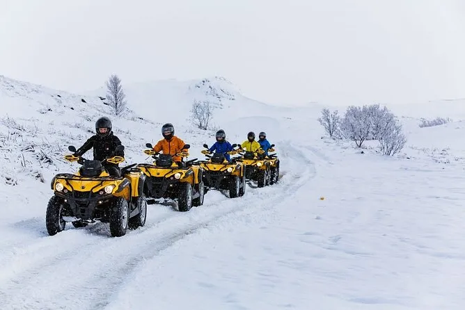 Winter Quad Bike Ride in the Arctic Circle, Rovaniemi