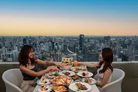 Baiyoke Sky deck with Dinner, Bangkok