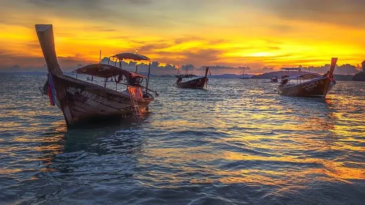 Krabi Hong Island Sunset Tour BBQ By Longtail Boat, Krabi