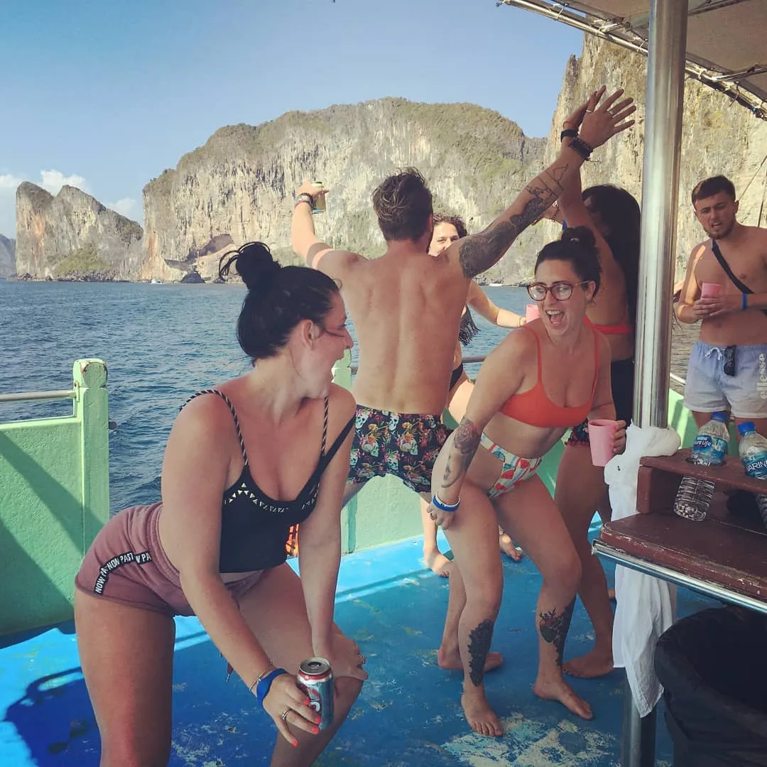 Phi Phi Sunset Blanco Boat Party Adventure, Phi Phi Island
