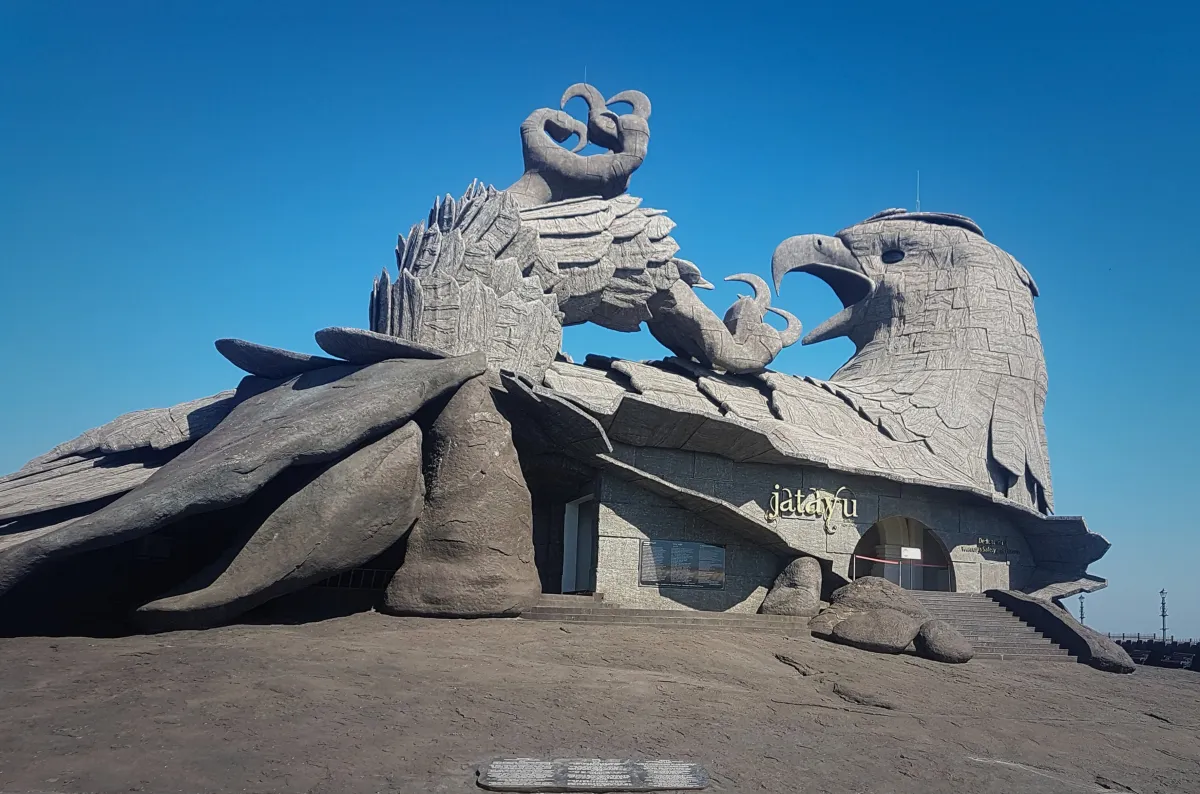 Trip to Jatayu Centre of Earth, Varkala