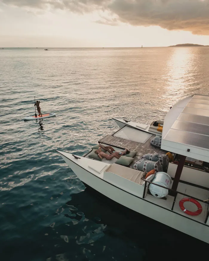 Gilli Island Sunset Catamaran Cruise with Dinner, Gili Trawangan