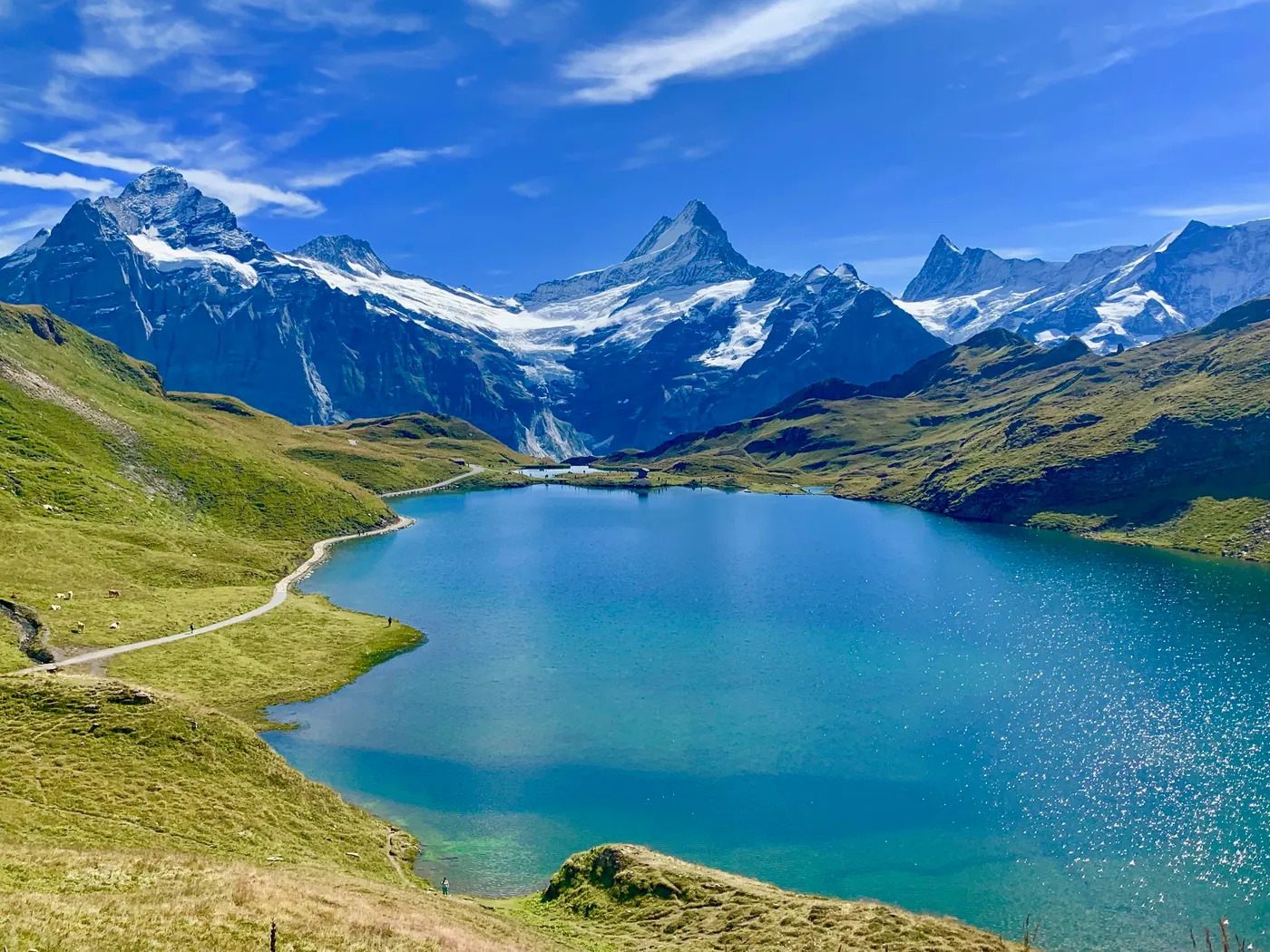 High altitude hike Schynige Platte - First, Interlaken