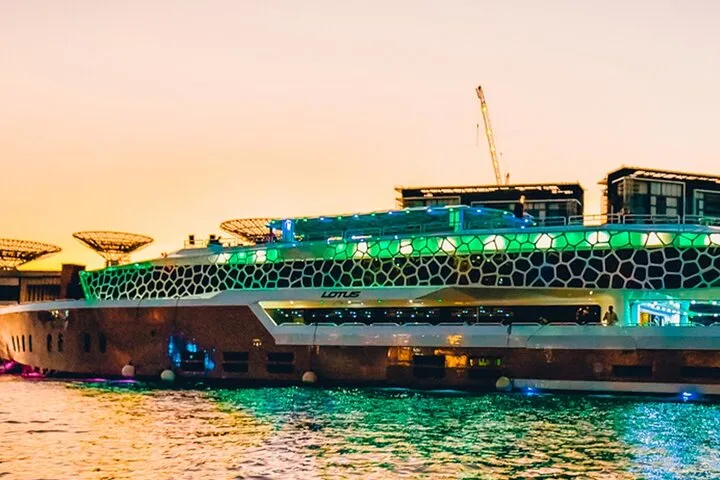 Dubai: Luxurious Lotus Mega Yacht Escape, Dubai