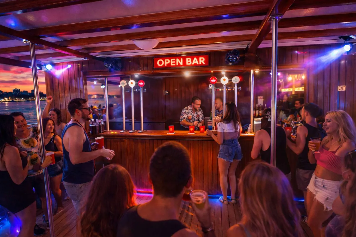 Lisbon: Sunset River Party & DJ Cruise, Lisbon