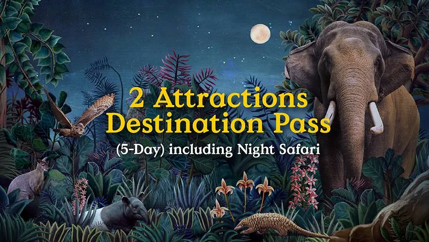 Mandai Wildlife Adventure: 2 Park Destination Pass, Singapore