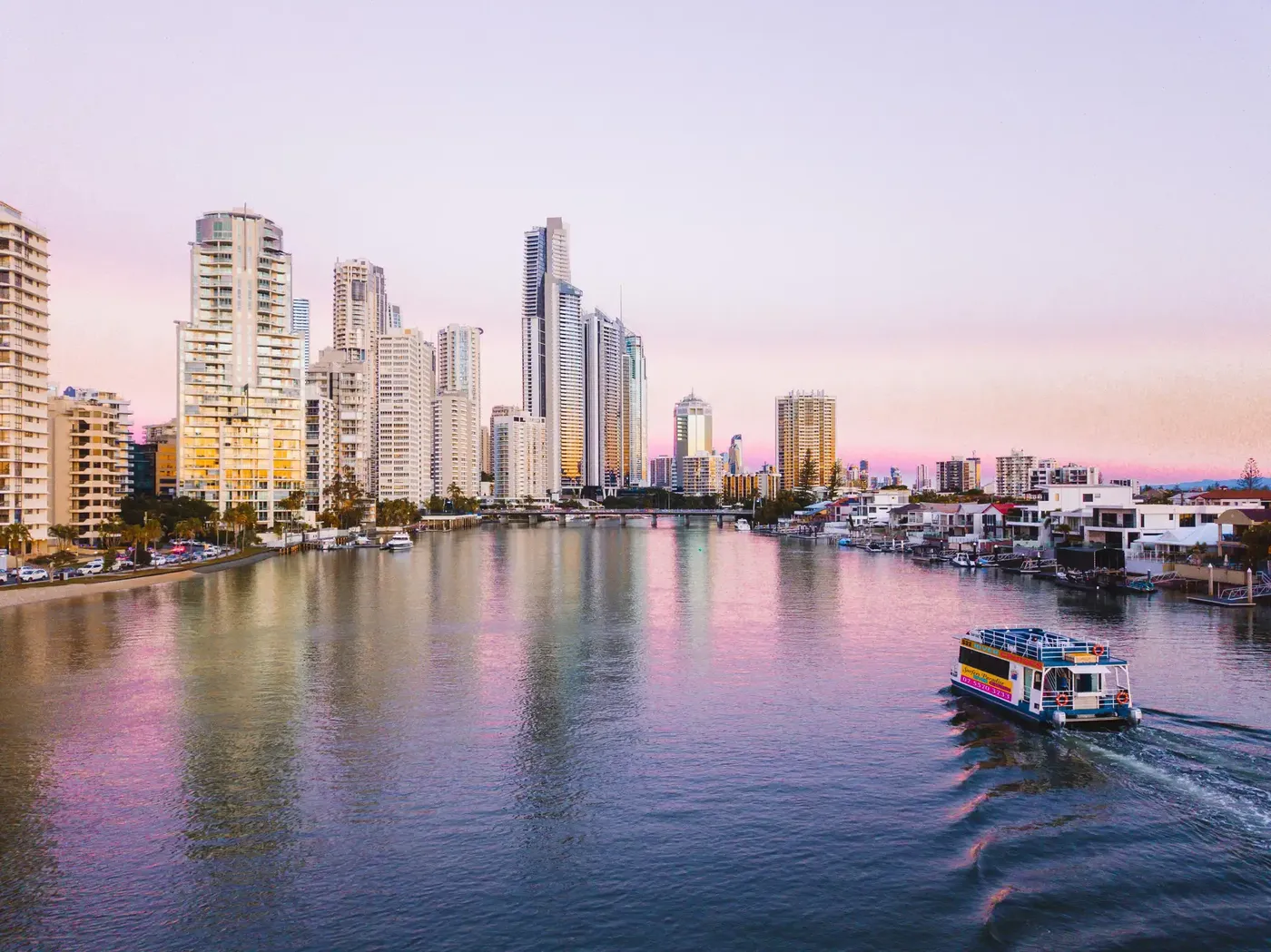 Surfers Paradise: Sunset Waterway Escape, Gold Coast