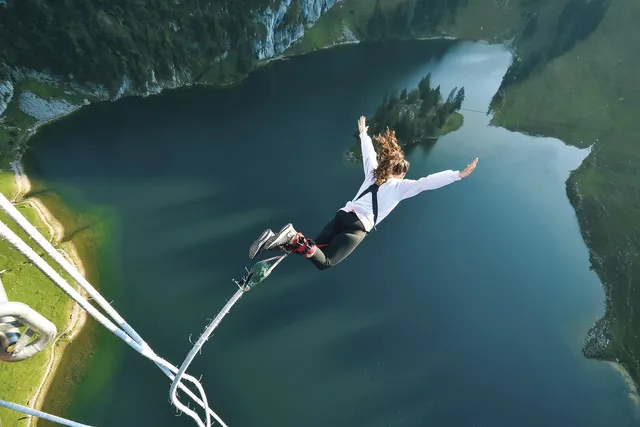 Bungee at the Stockhorn