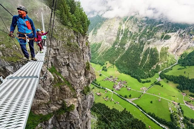 Mürren: Beginner's Via Ferrata Adventure