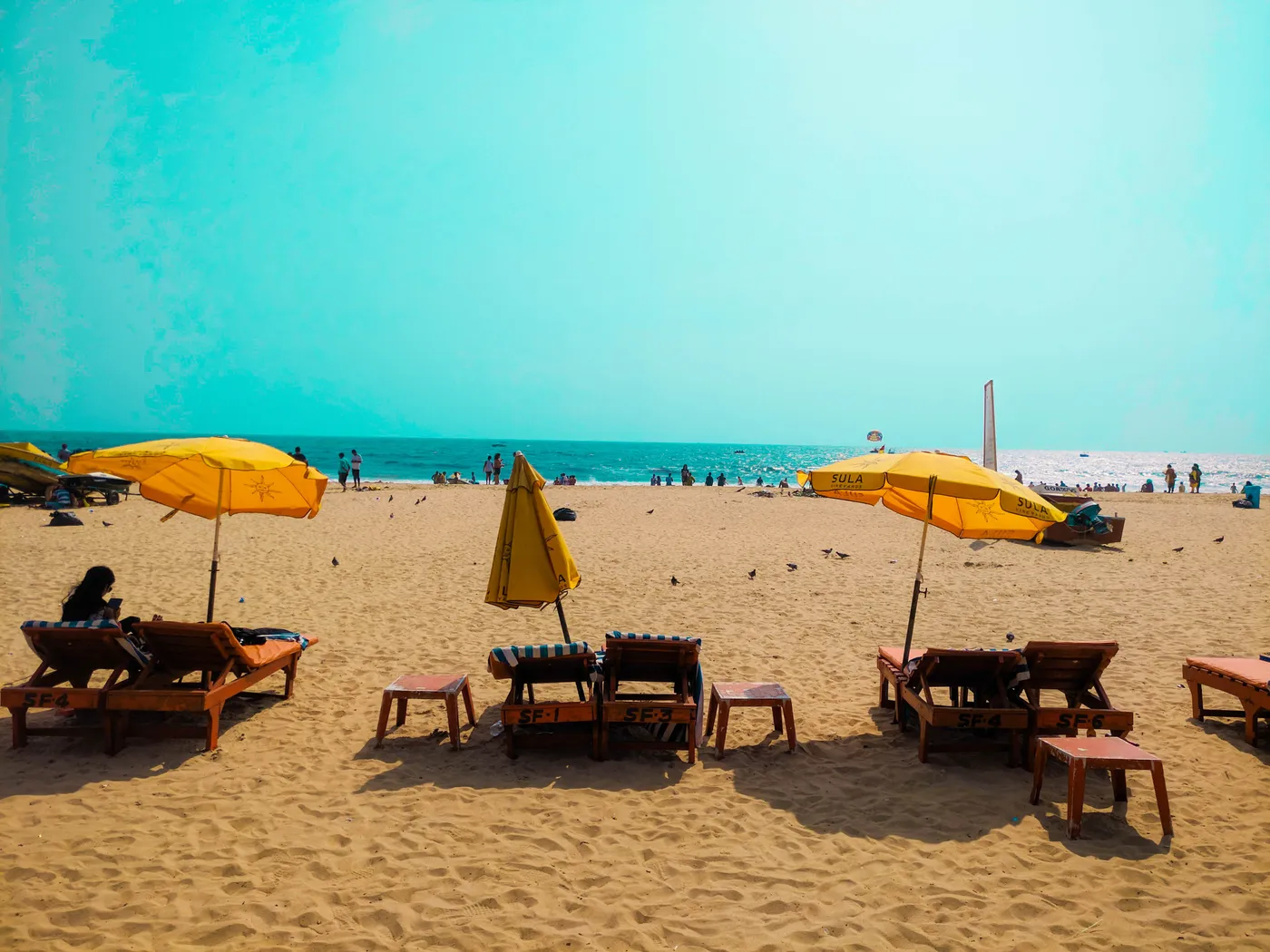 Check out Baga Beach, North Goa