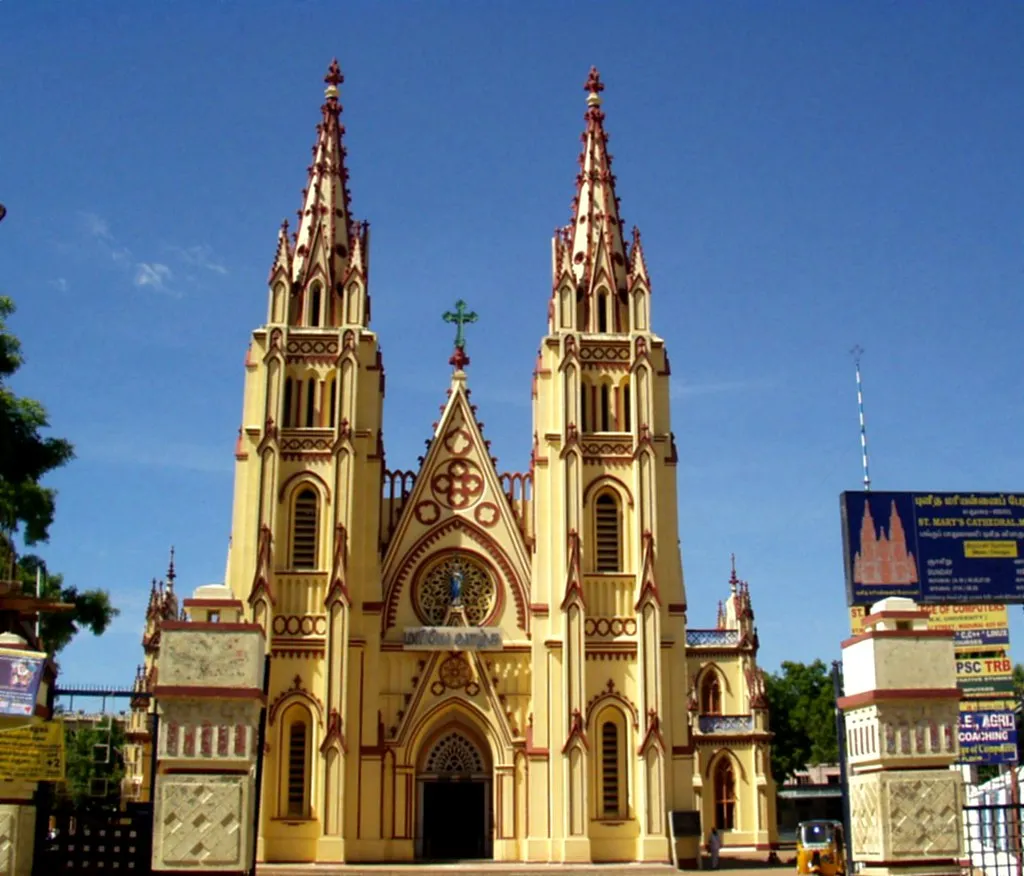 Visit St. Mary's Cathedral Church, Madurai