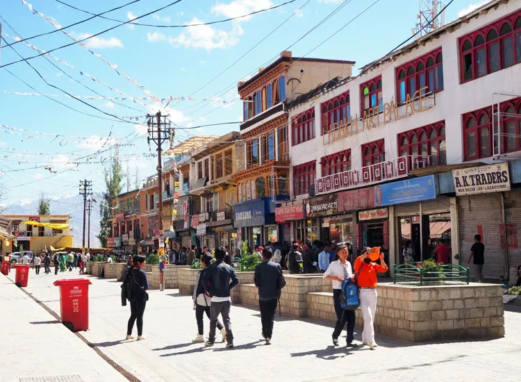 Check out Leh Market, Leh