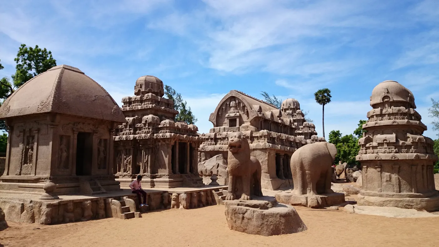 Visit Pancha Rathas, Mahabalipuram