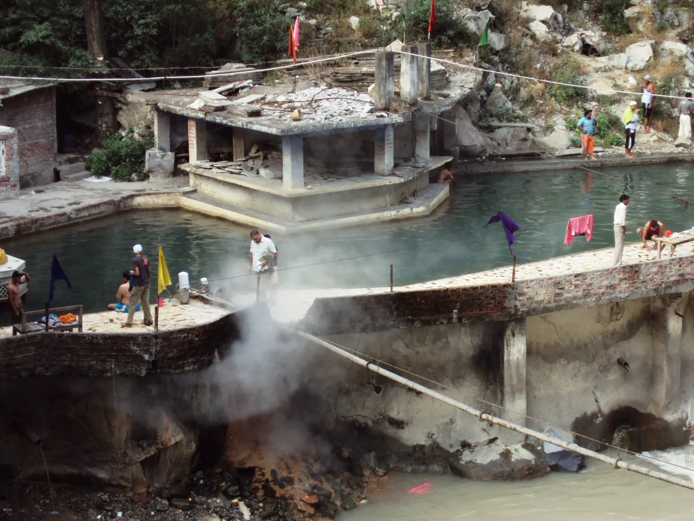Hot Springs at Manikaran, Kullu