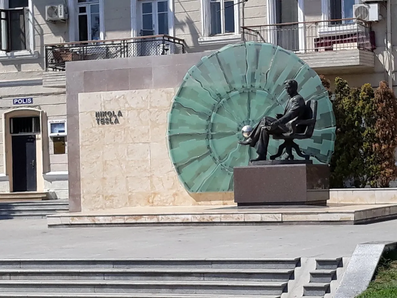 Explore Nicola Tesla Monument, Baku