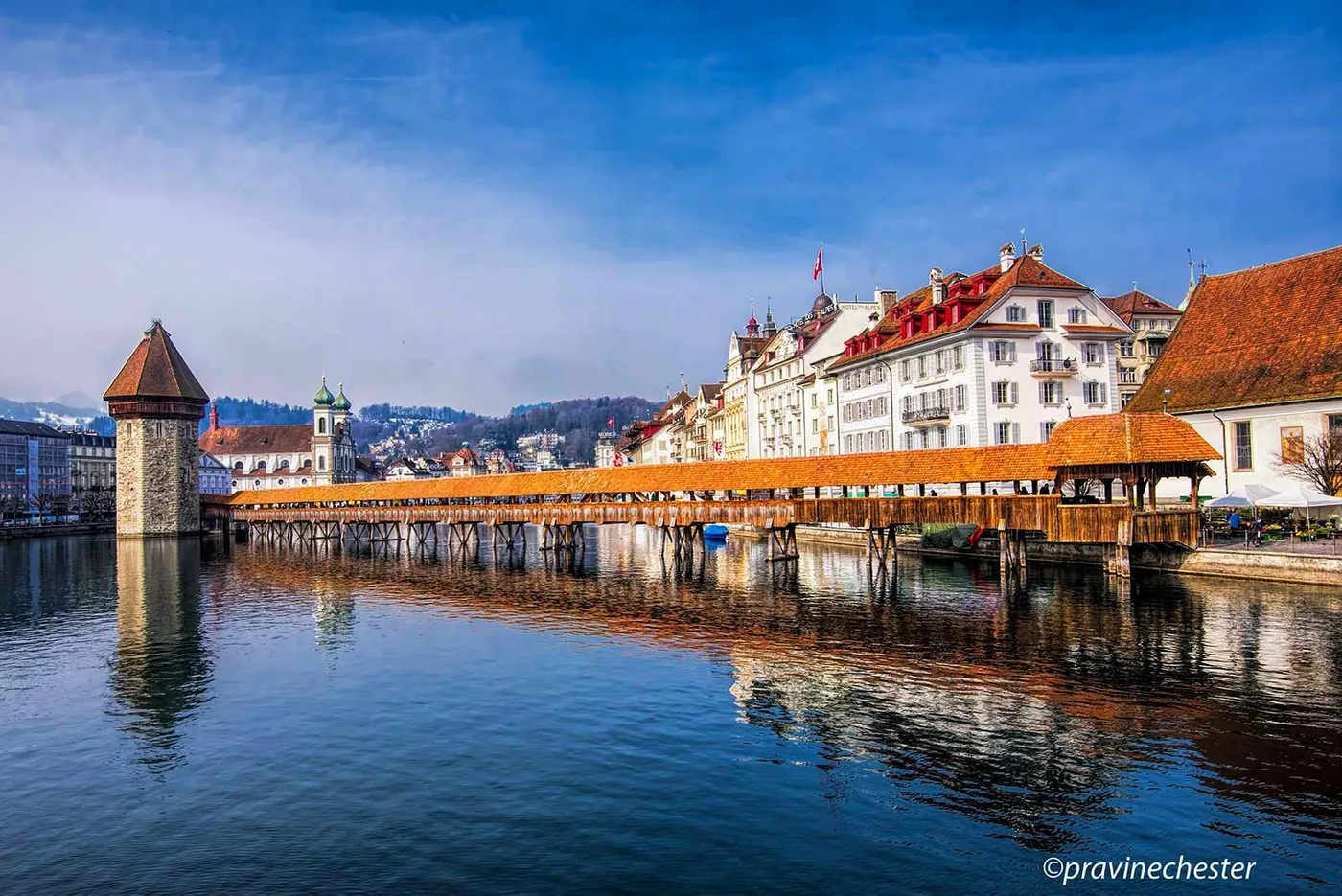 Check out Chapel Bridge, Lucerne