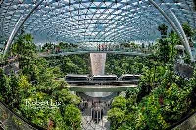 Explore Jewel Rain Vortex, Singapore