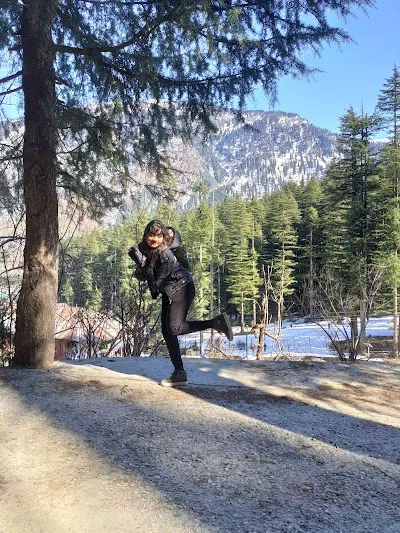 Old Manali snow point, Sethan