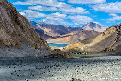 First View of Pangong Lake, Pangong Tso