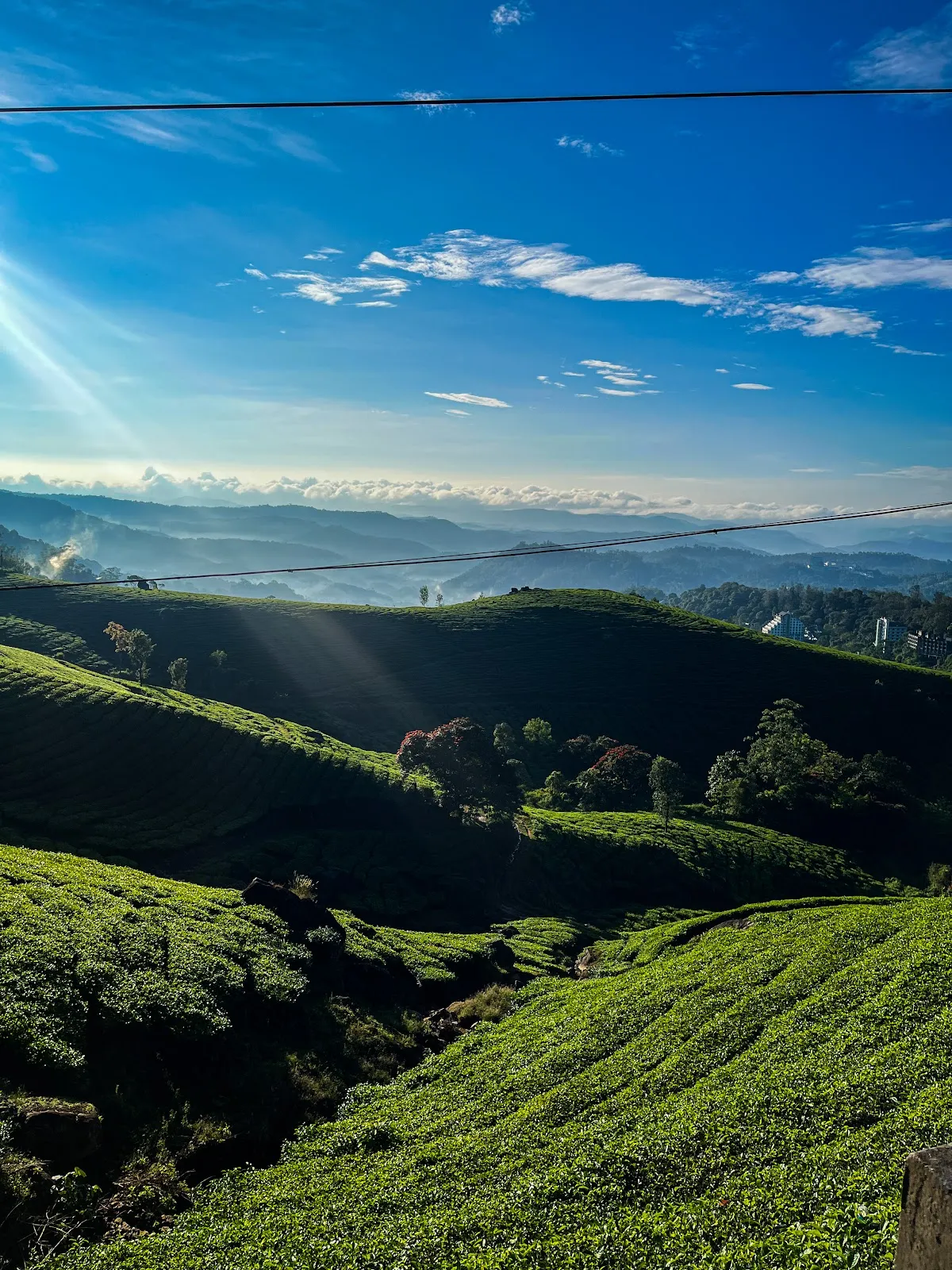 Misty mountain car parking, Munnar