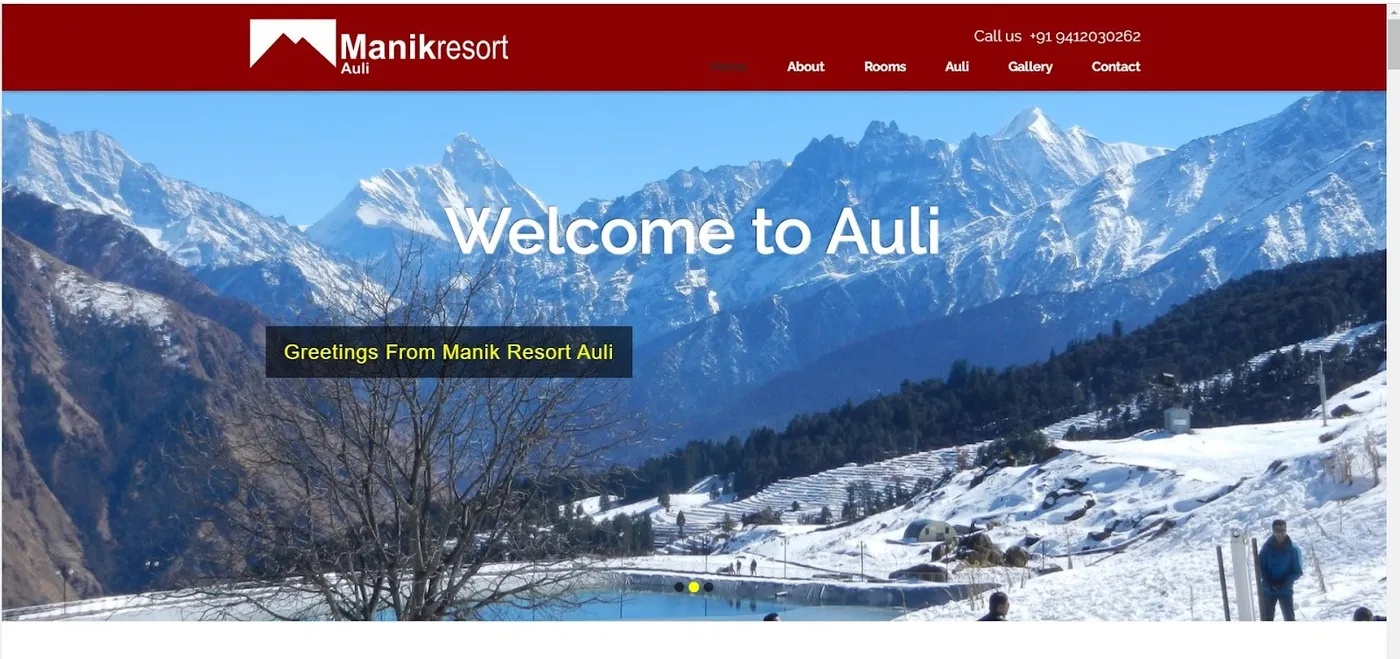 Hotel Manik Resort Auli, Auli