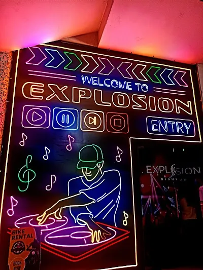 Dine at Explosion NightClub on January 10, 2026