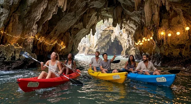 Kayaks, caves and cooking