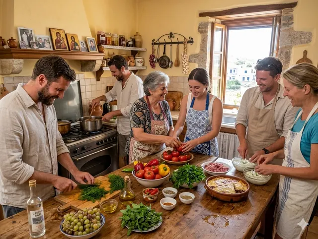 Cook Greek — in a local home
