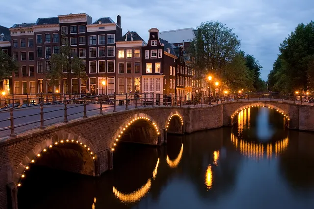 Classic boat canal cruise