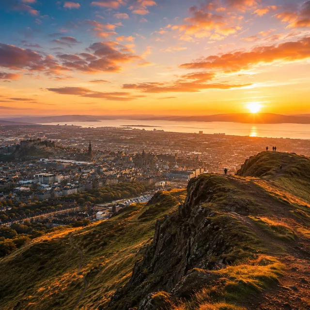 Arthur's Seat at sunrise