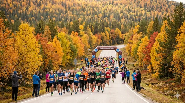 Ruska Marathon — run under the lights